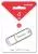 флешка USB SmartBuy Crown 4GB white
