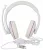 Белые наушники с микрофоном Gembird MHS-780 white