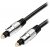 кабель оптический ATcom Toslink-Toslink 5м black silver