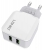 универсальное USB зарядное устройство LDNIO A2202 2USB*2,4A white