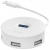 концентратор USB 3.0 Baseus round box HUB adapter Type-C white
