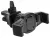 держатель Hoco CA38 Platinum sharp air outlet in-car holder black