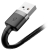 кабель передачи данных Baseus Cafule Cable USB For lightning 2.4A 1m gray + black