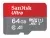 карта памяти SanDisk 64GB microSDXC Cl10 UHS-1 Ultra Android 100MB/s без адап 
