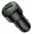 автомобильная зарядка c дисплеем Hoco Z42 Light road dual port digital display PD20W+QC3.0 car charger black