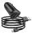 автомобильное зарядное устройство Hoco Z39 Farsighted dual port QC3.0 Car charger + micro cable black