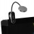 мини светильник на прищепке Baseus Comfort Reading Mini Clip Lamp dark gray