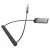 bluetooth аудиоадаптер для автомагнитолы Hoco E78 Benefit car AUX BT receiver with cable metal gray