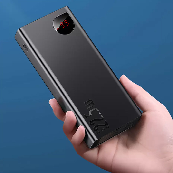 внешний аккумулятор Baseus Adaman Metal Digital Display QC Power Bank 22.5W 30000mAh