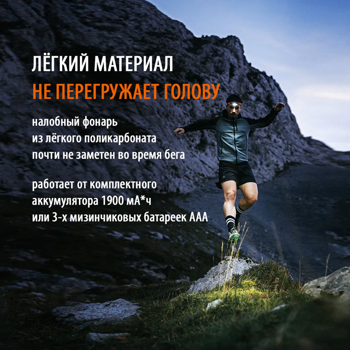 налобный фонарь ​Fenix HL18R-T V2.0​