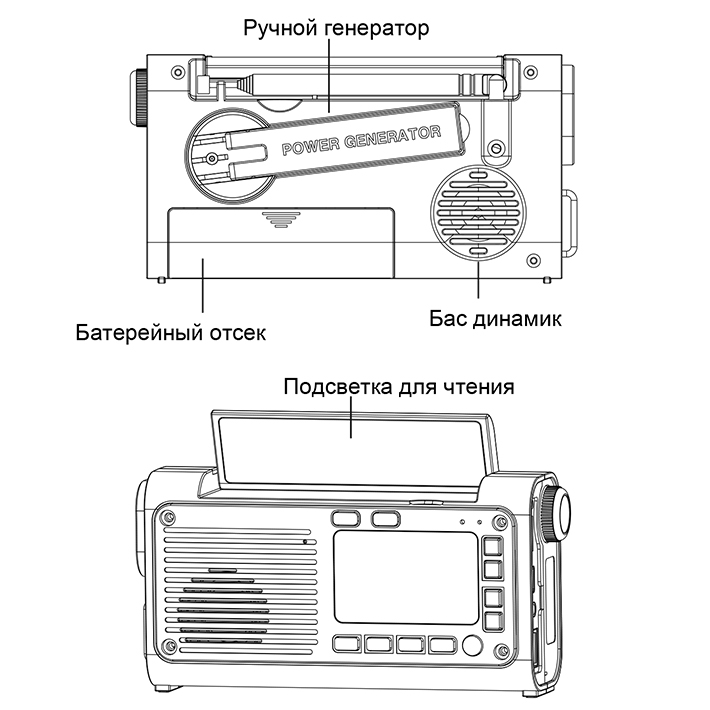 радиоприемник XHDATA D-608WB