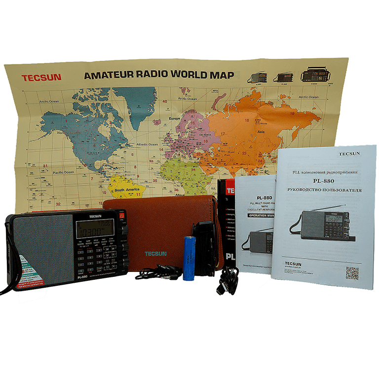 Всеволновый радиоприемник Tecsun PL-880 black